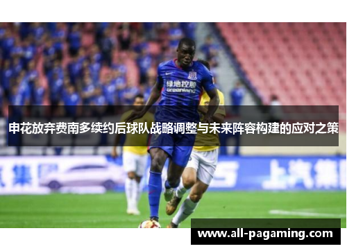 申花放弃费南多续约后球队战略调整与未来阵容构建的应对之策 申花放弃费南多续约后球队战略调整与未来阵容构建的应对之策