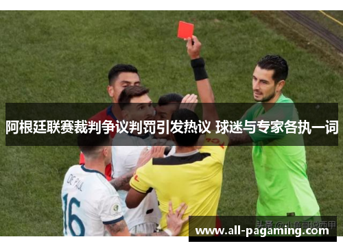 阿根廷联赛裁判争议判罚引发热议 球迷与专家各执一词